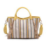 Borsa Shopper in Cotone Giallo
