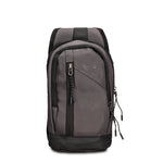 Marsupio in 100% Pu Vegan Leather Grigio Scuro