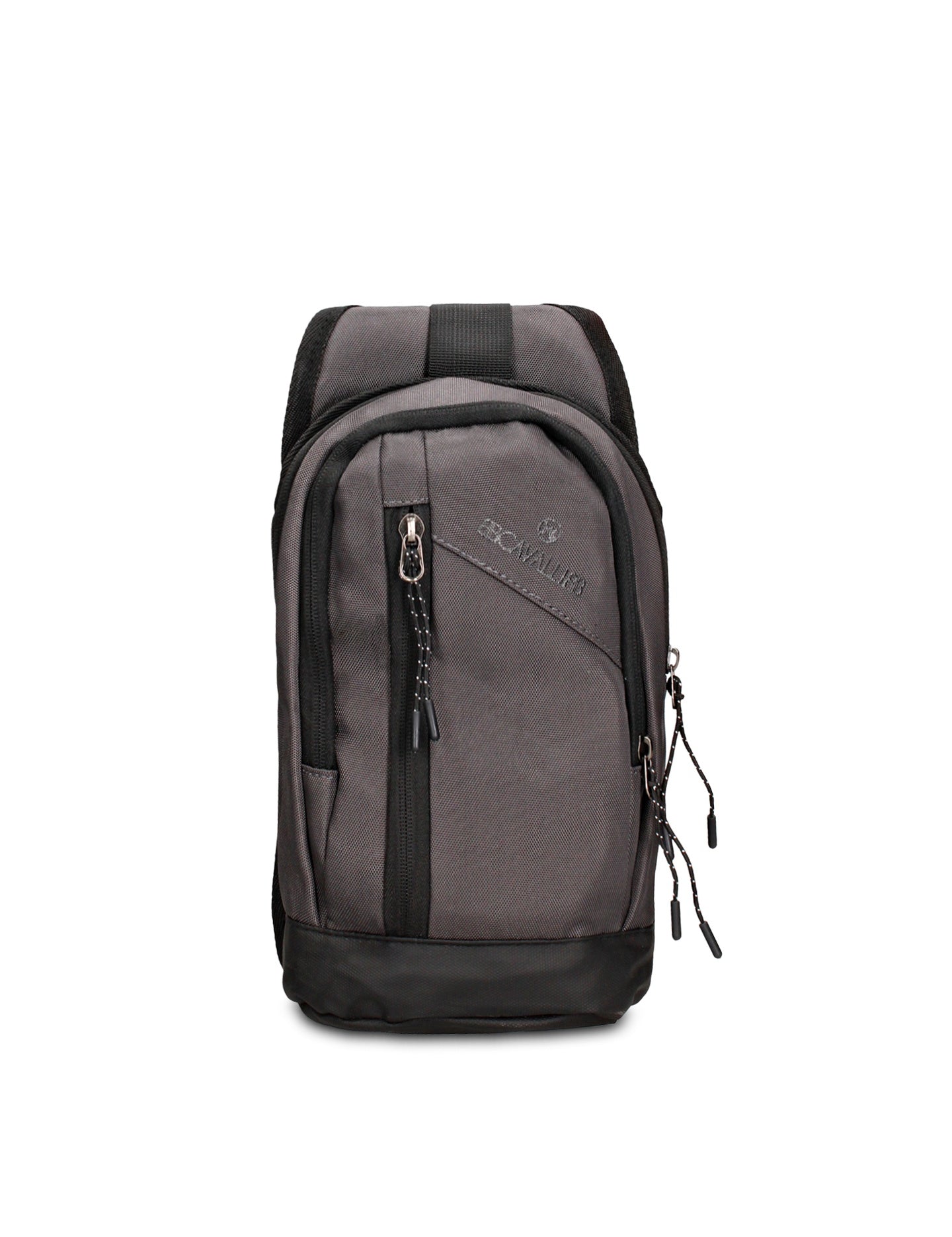 Marsupio in 100% Pu Vegan Leather Grigio Scuro