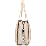 Borsa a spalla CUSTO - Bianco e Grigio