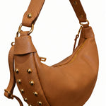 Borsa a Tracolla in Dollaro Leather Cognac