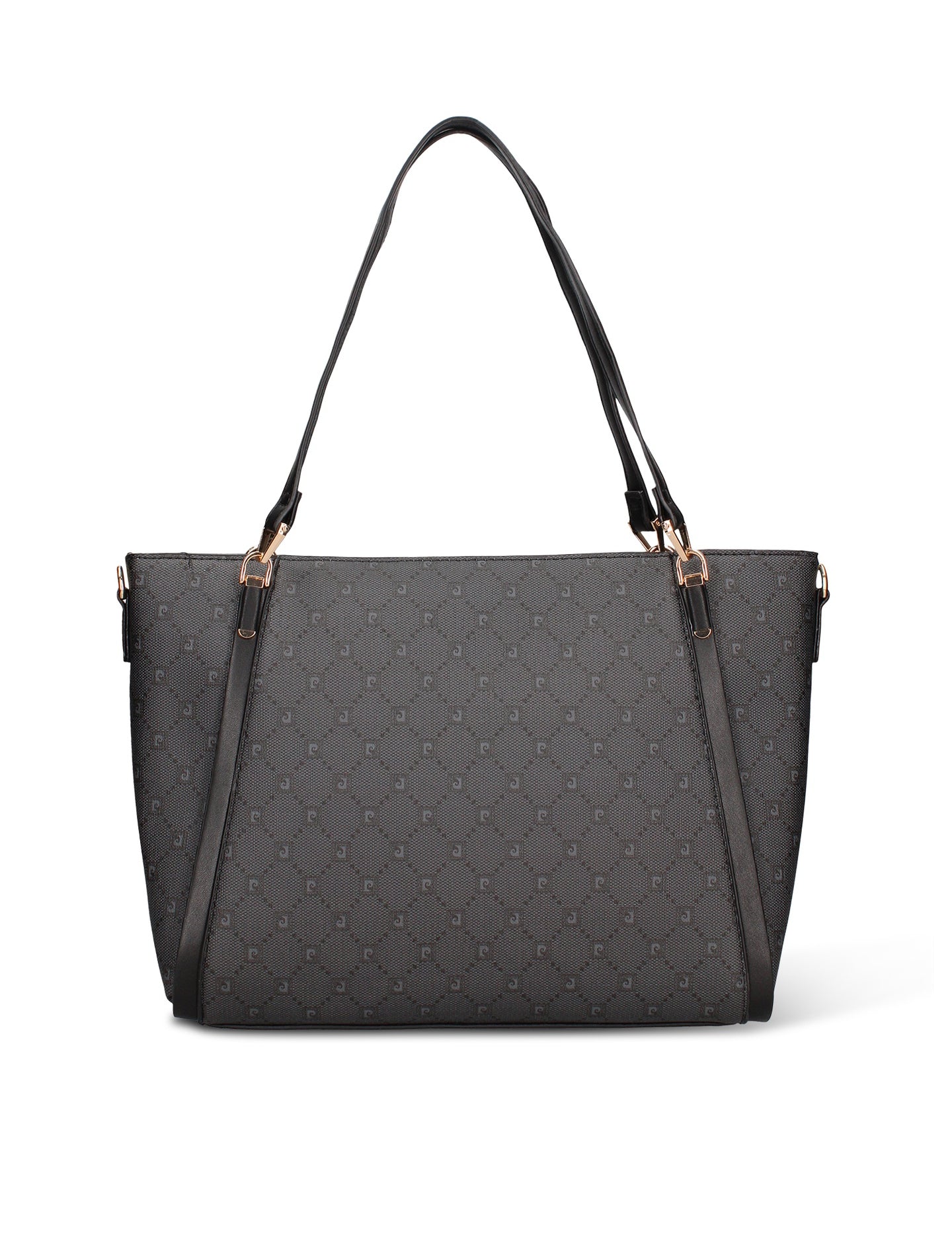 Borsa a Mano in Pelle Vegana Nero Pierre Cardin