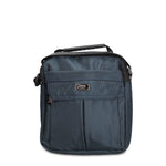 Borsa a Tracolla in 100% Pu Vegan Leather Blu