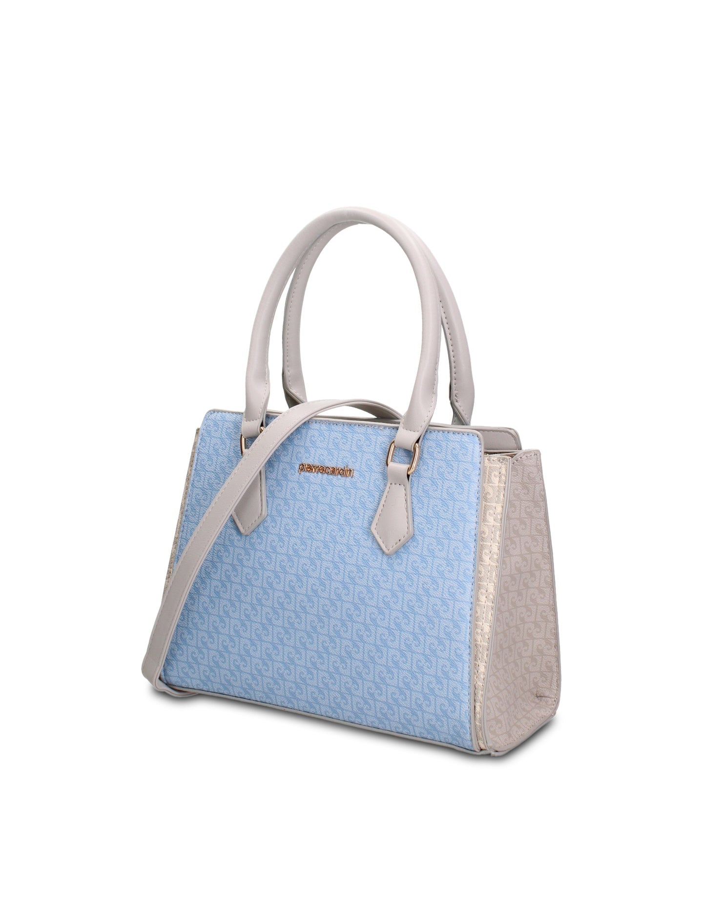 Borsa a Mano in Pelle Vegana Blu