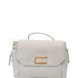 Borsa a bauletto in Pelle Vegana Off-White CUSTO BARCELONA