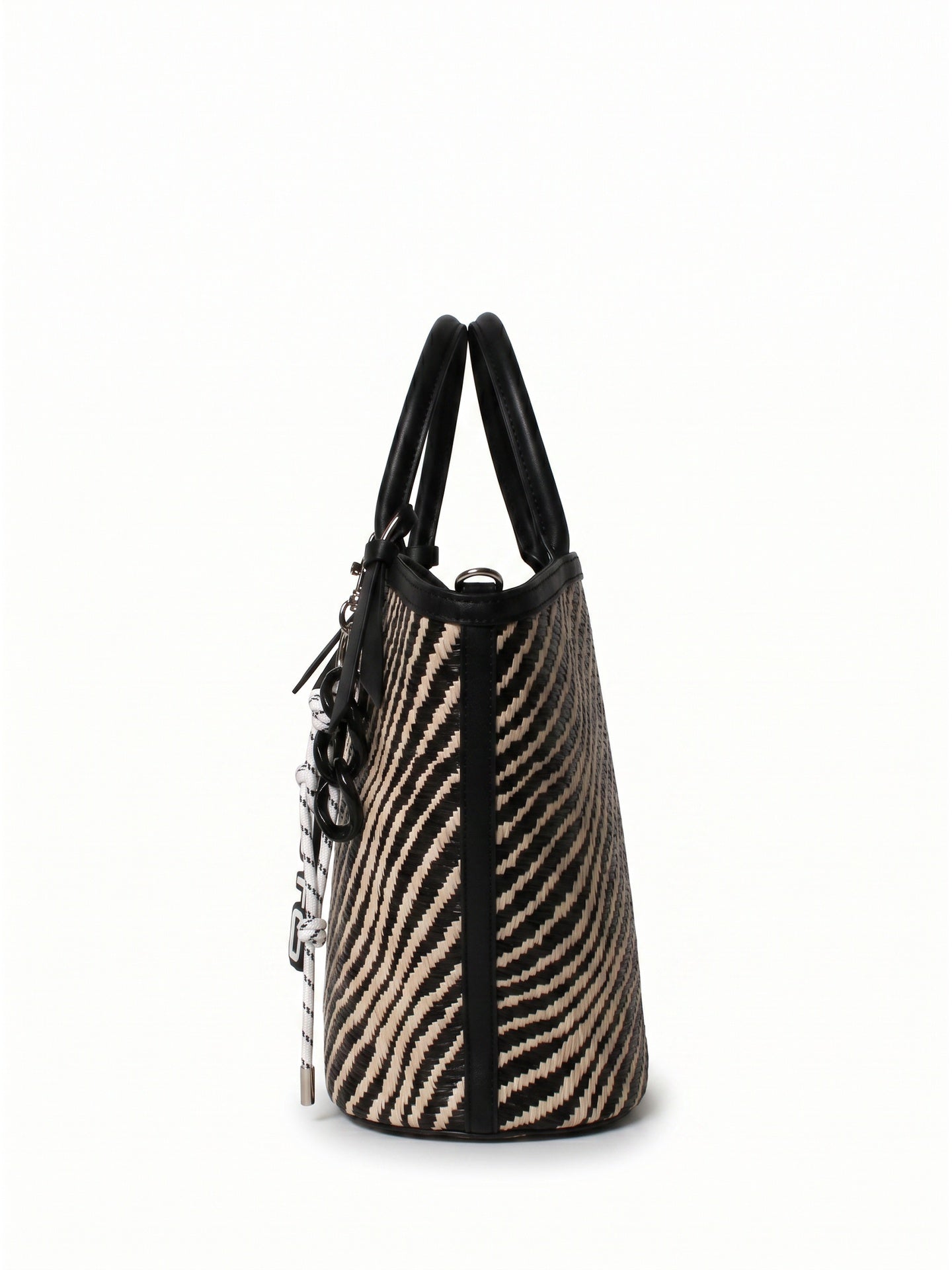 Borsa a Mano in Pelle Vegana Bianco