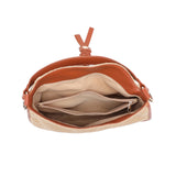 Borsa a Tracolla in Poliestere Marrone