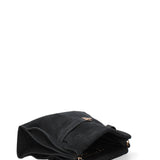 Borsa a Mano in Vera Pelle Nero