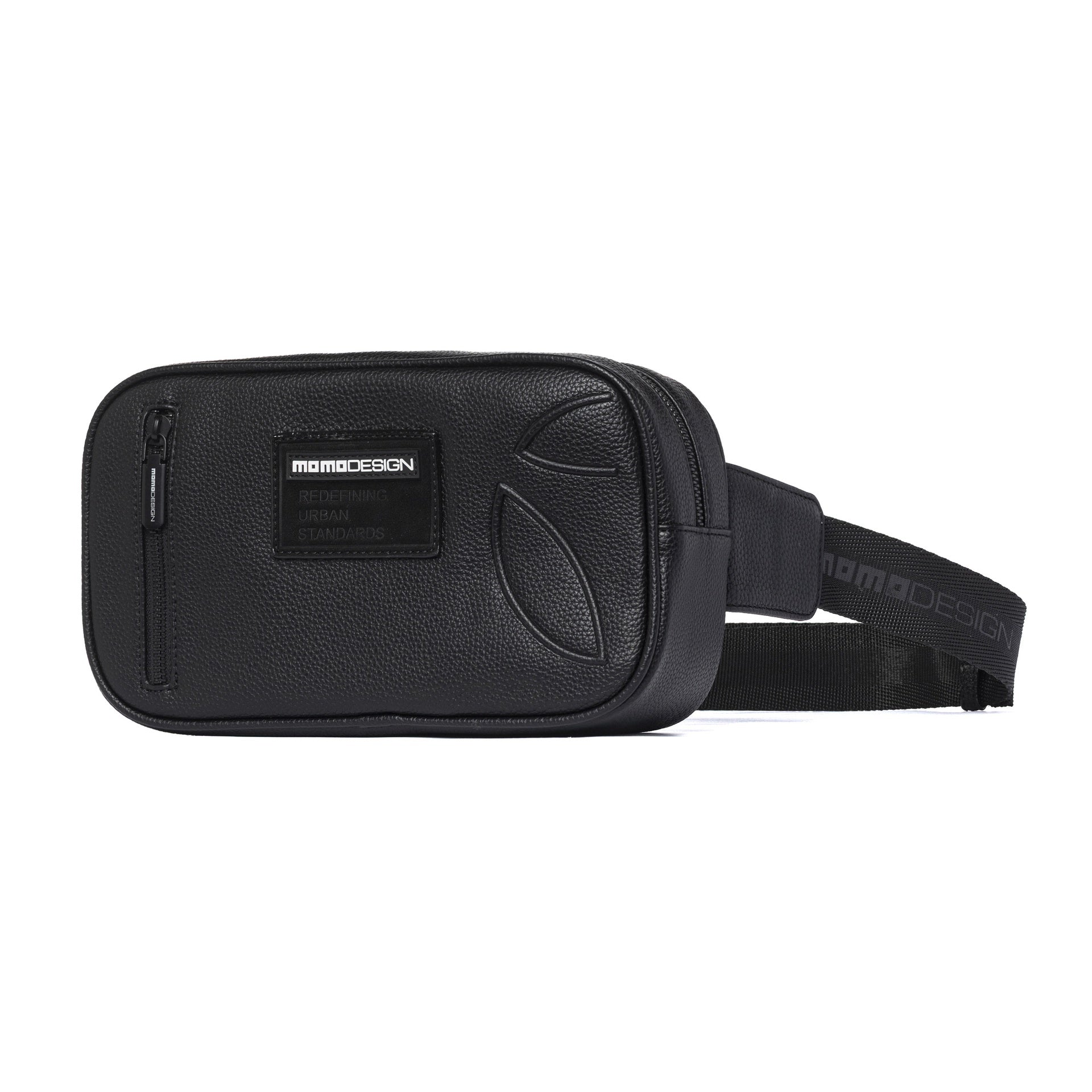 Marsupio Uomo Silvano Nova in Pelle Vegana Black