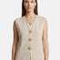 Vestito in Poliestere Beige Roberta Rossi