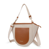ALV Damen-Schultertasche – Hellbraun