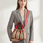Borsa Shopper in Cotone Rosso