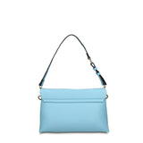 Borsa a Tracolla in Pelle Vegana Azzurro