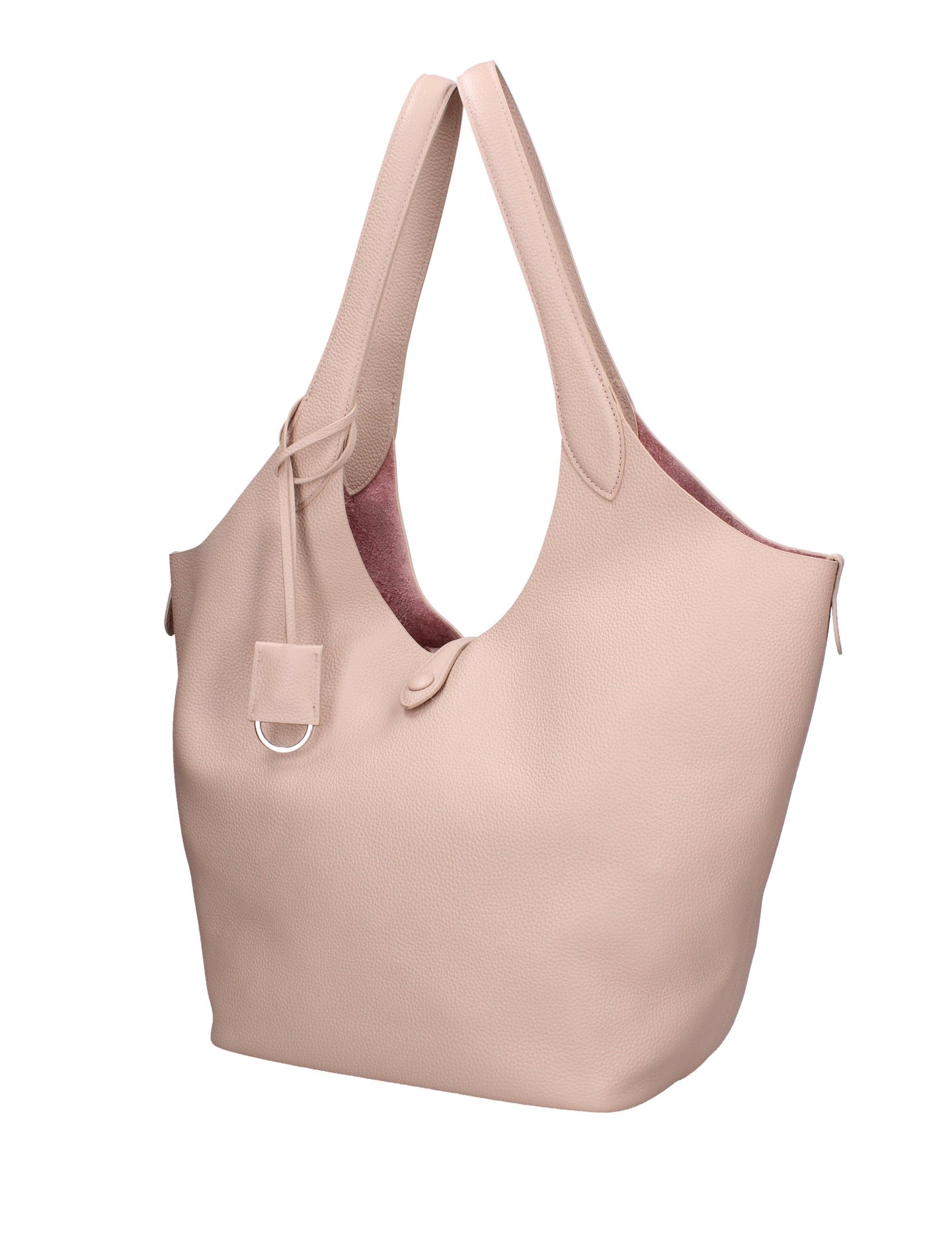Borsa a Mano in Vera Pelle Nudo
