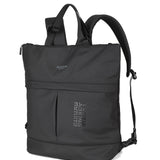 Mochila negra de poliéster