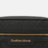 Borsa a tracolla in Pelle Vegana Nero