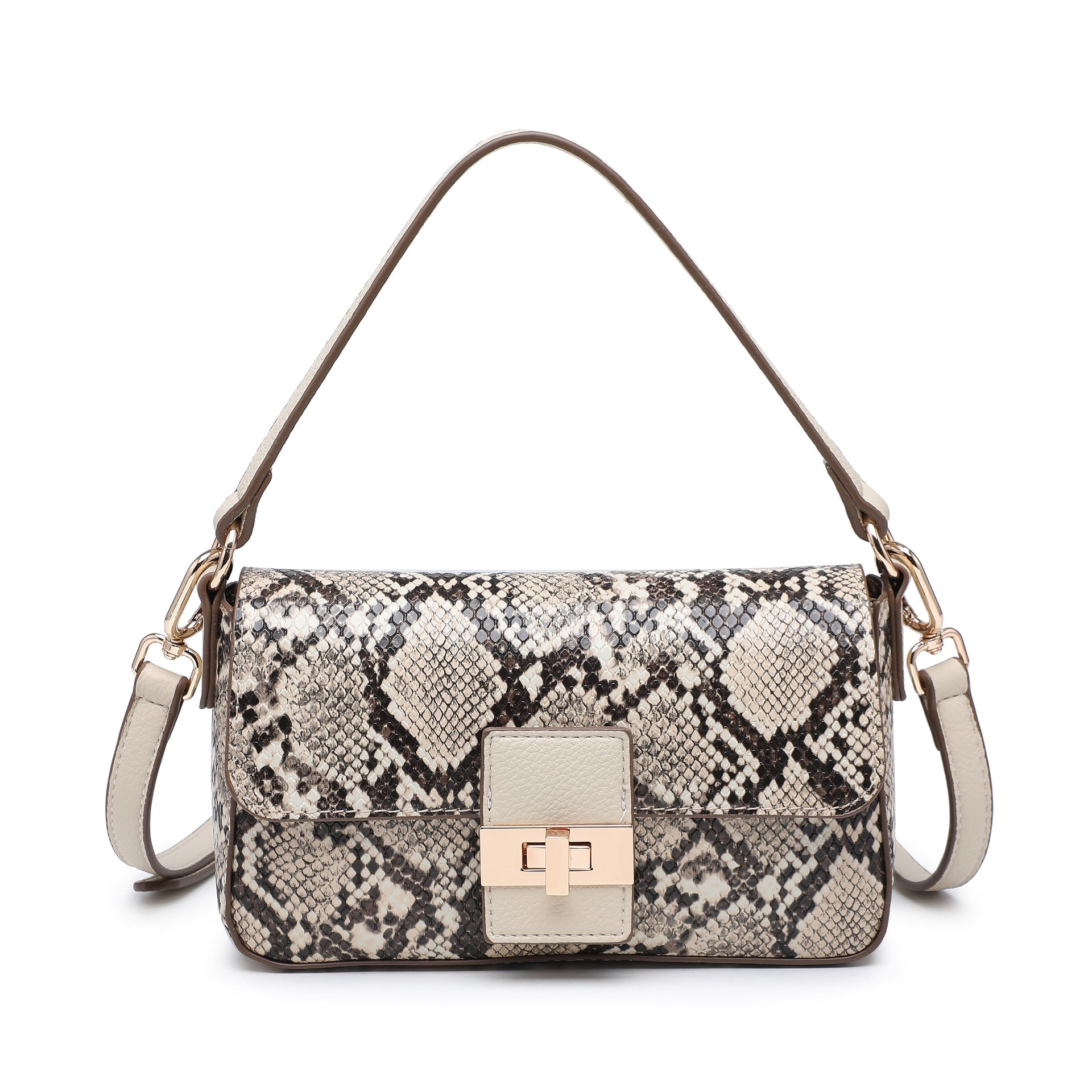 Pochette in Pelle Vegana Beige