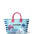 Borsa a Mano in Cotone Multicolore e Fuxia Braccialini