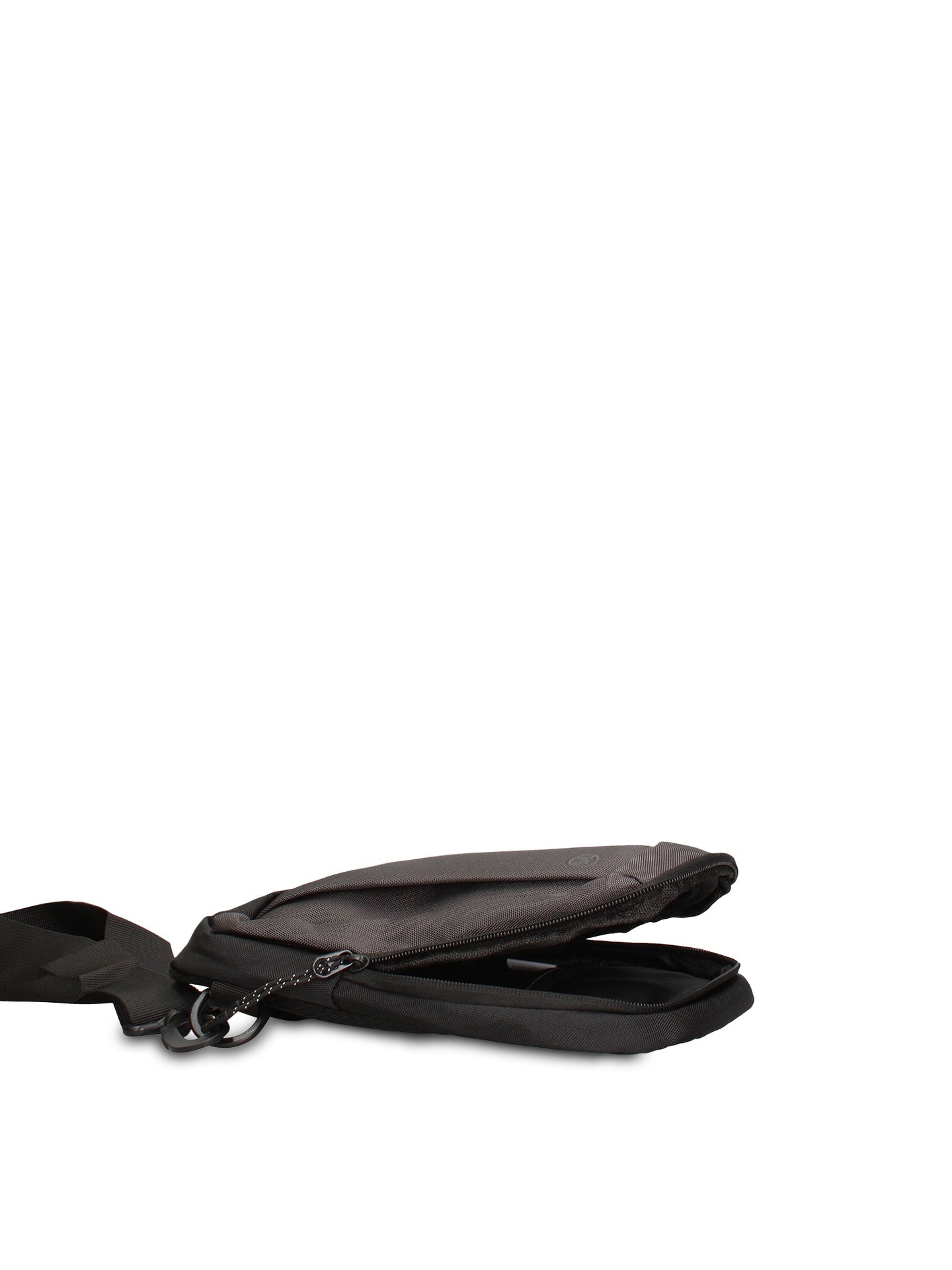 Marsupio in 100% Pu Vegan Leather Grigio Scuro