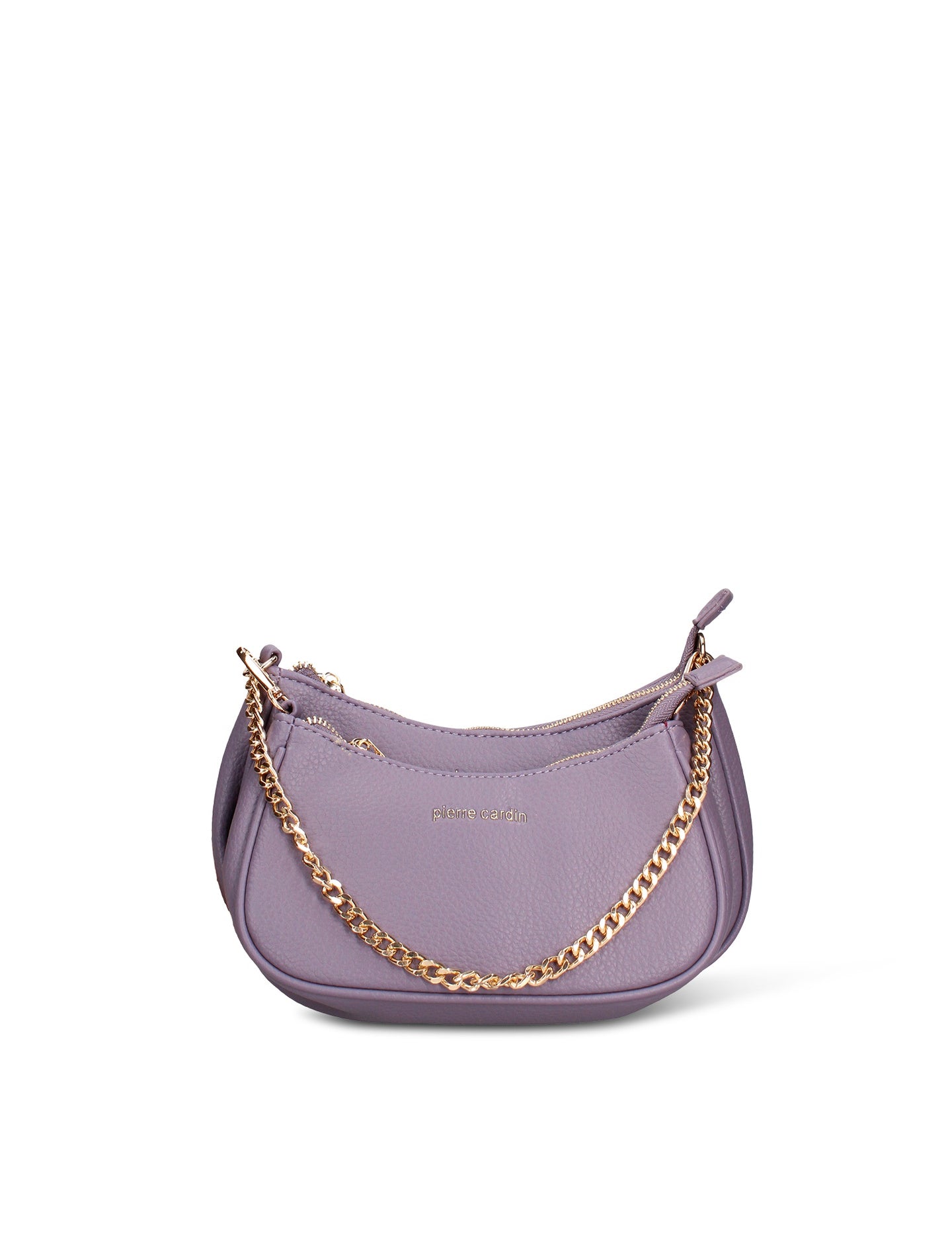 Borsa a Tracolla in Pelle Vegana Lilla Pierre Cardin