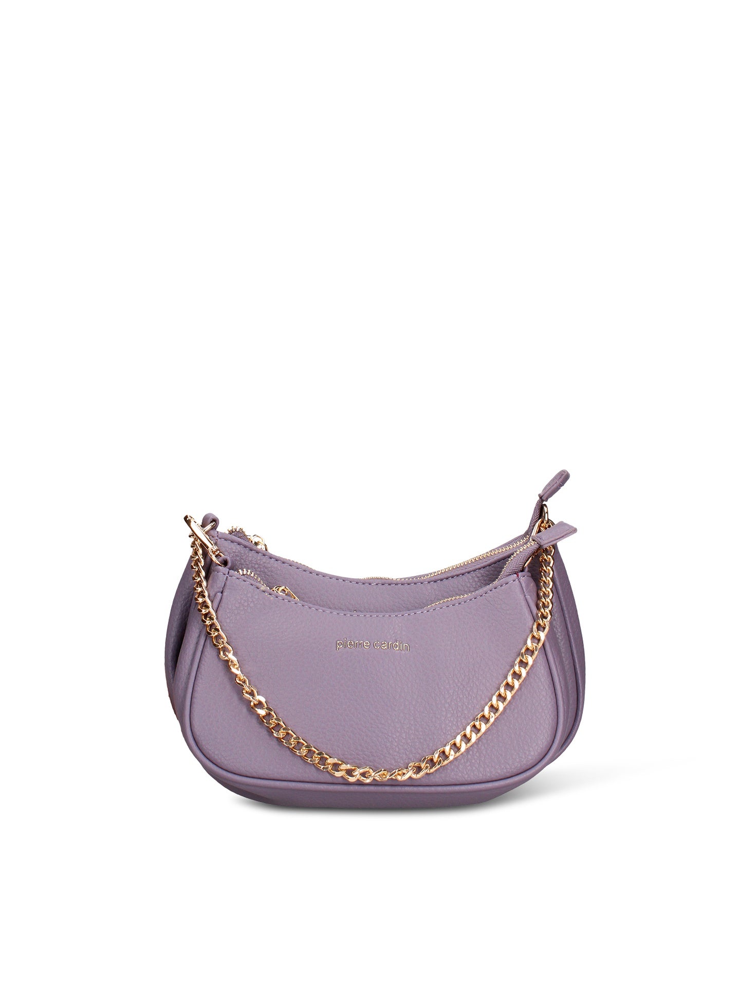 Borsa a Tracolla in Pelle Vegana Lilla Pierre Cardin
