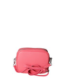 Borsa a Tracolla in Dollaro Leather Fucsia