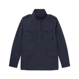 Giubbotto in Cotone Blu Navy