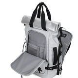 Zaino Unisex Silvanus Pro in Poliestere Grigio Chiaro