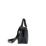 Borsa a Mano in Vera Pelle Nero