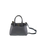 Borsa a Mano in Vera Pelle Grigio Pierre Cardin