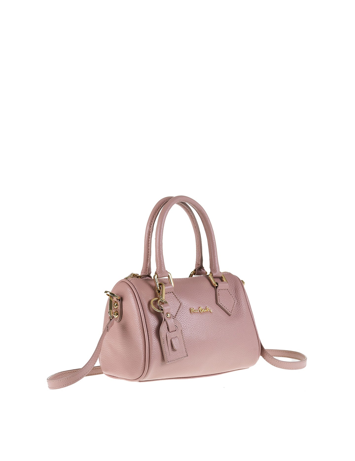 Borsa a Bauletto in Vera Pelle Malva