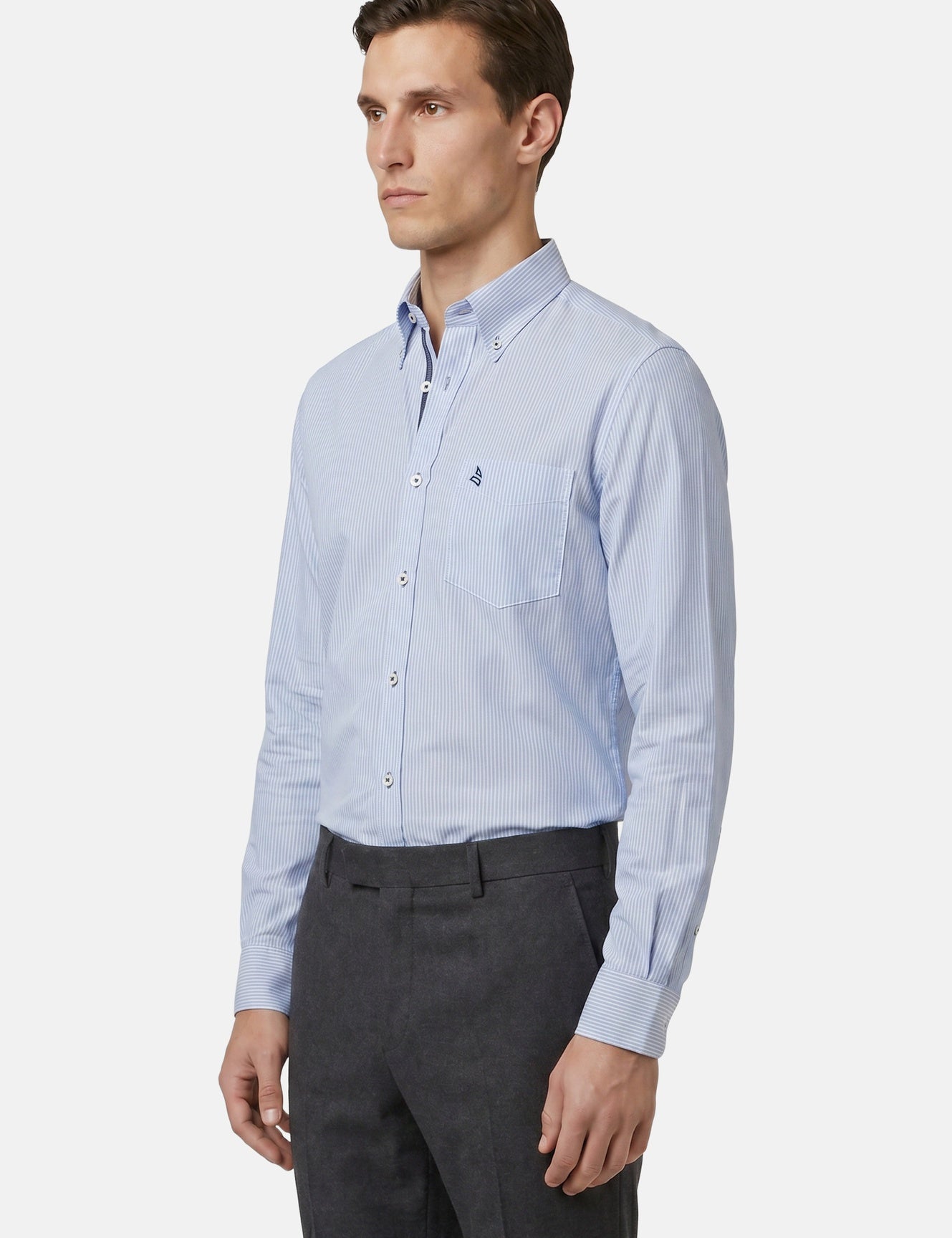 Camicia in Cotone Blu