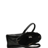 Borsa a mano in Pelle Vegana Nero