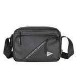 Borsa a Tracolla Unisex Zenitho Elite in Cotone Nero Aoking