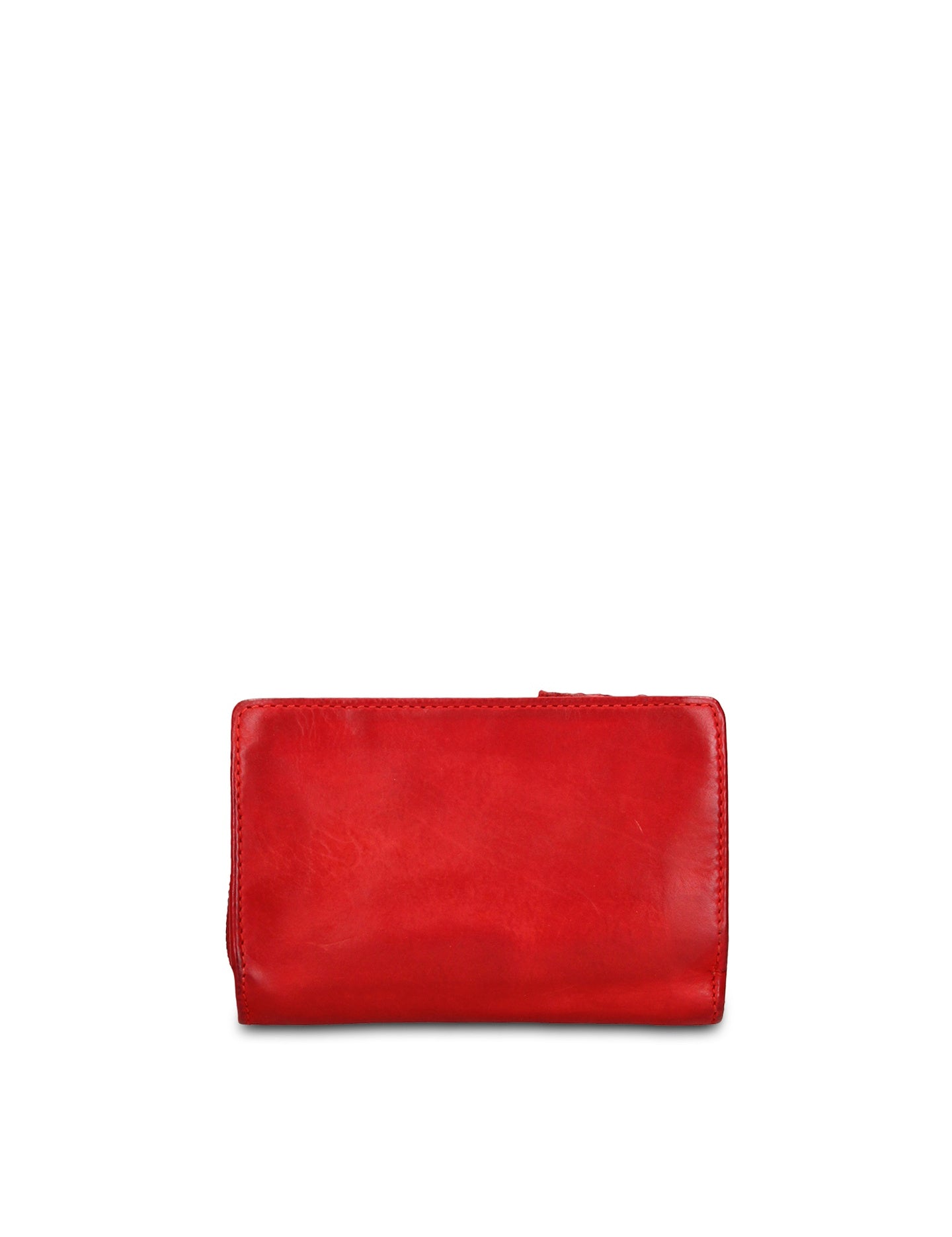 Portafoglio in Vera Pelle Rosso