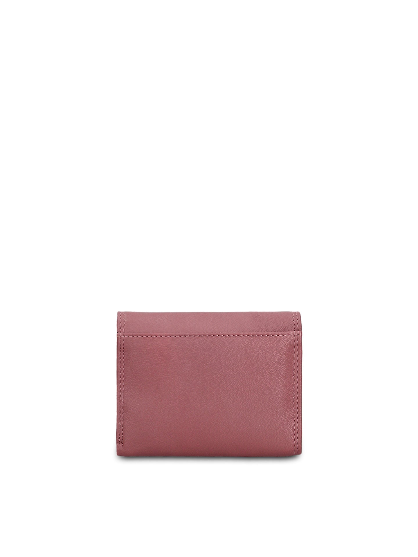 Portafoglio in Vera Pelle Rosa Antico