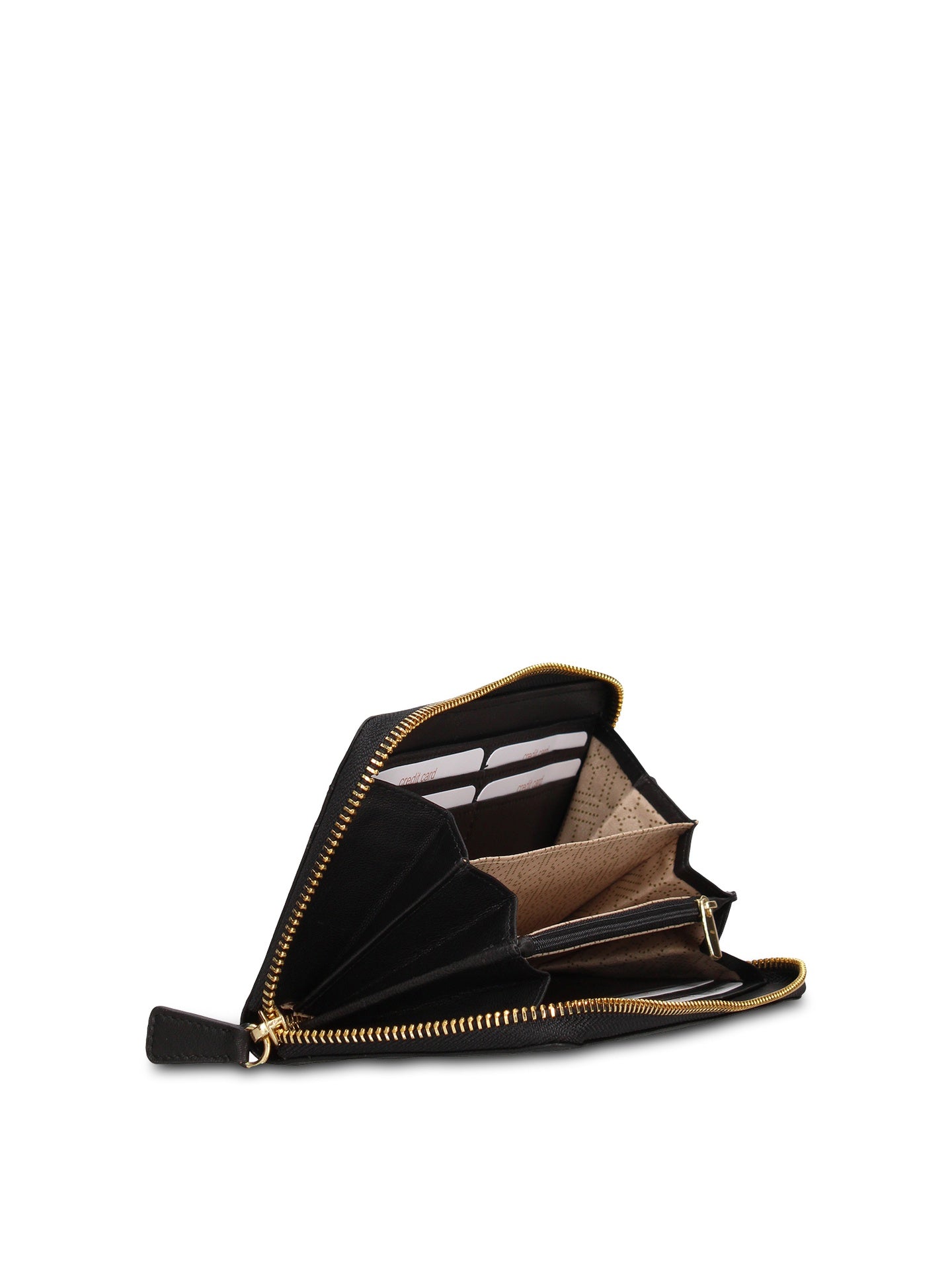 Portafoglio in Vera Pelle Nero
