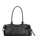 Borsa a Mano in Vera Pelle Nero Chiara Ferretti
