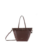 Borsa a Spalla in Vera Pelle Cioccolato Pierre Cardin