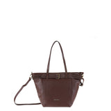 Borsa a Spalla in Vera Pelle Cioccolato Pierre Cardin