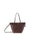 Borsa a Spalla in Vera Pelle Cioccolato Pierre Cardin