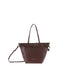Borsa a Spalla in Vera Pelle Cioccolato Pierre Cardin