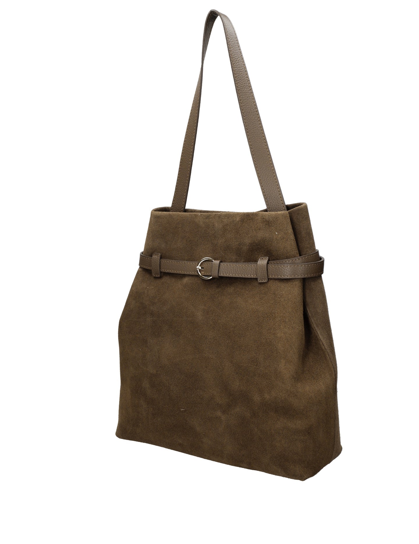 Borsa a Mano in Vera Pelle Testa di Moro