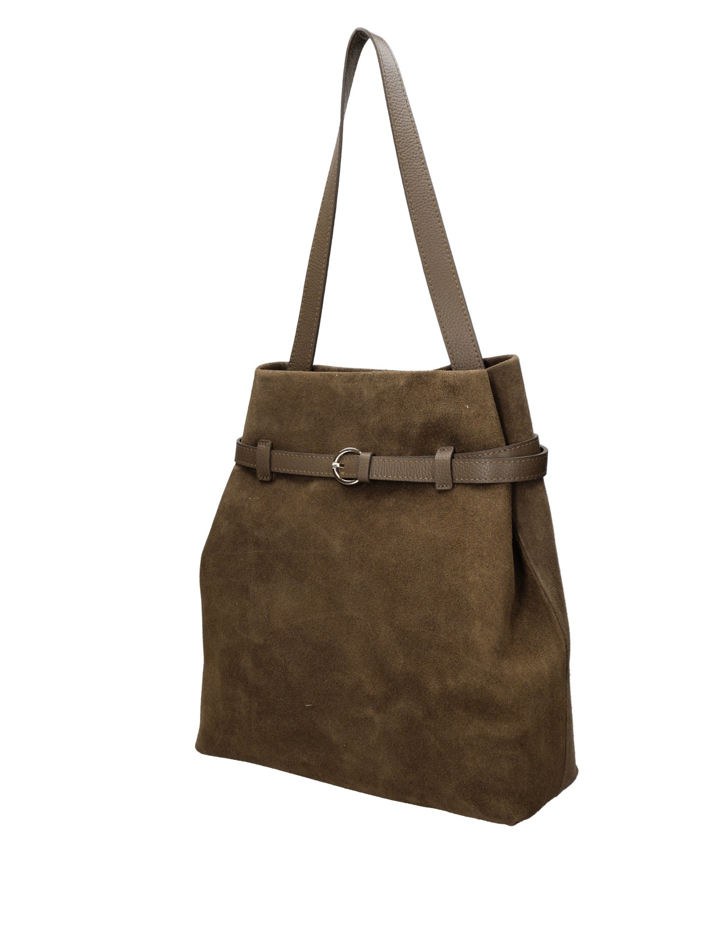 Borsa a Mano in Vera Pelle Testa di Moro