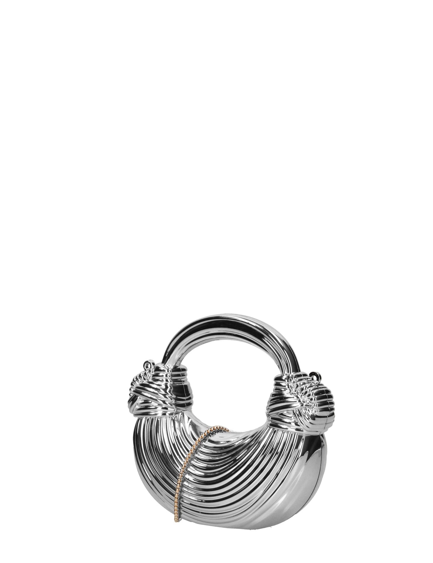Voluta Borsa a Tracolla in Pvc Argento