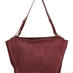Borsa a Spalla in Vera Pelle Bordeaux Chiara Ferretti