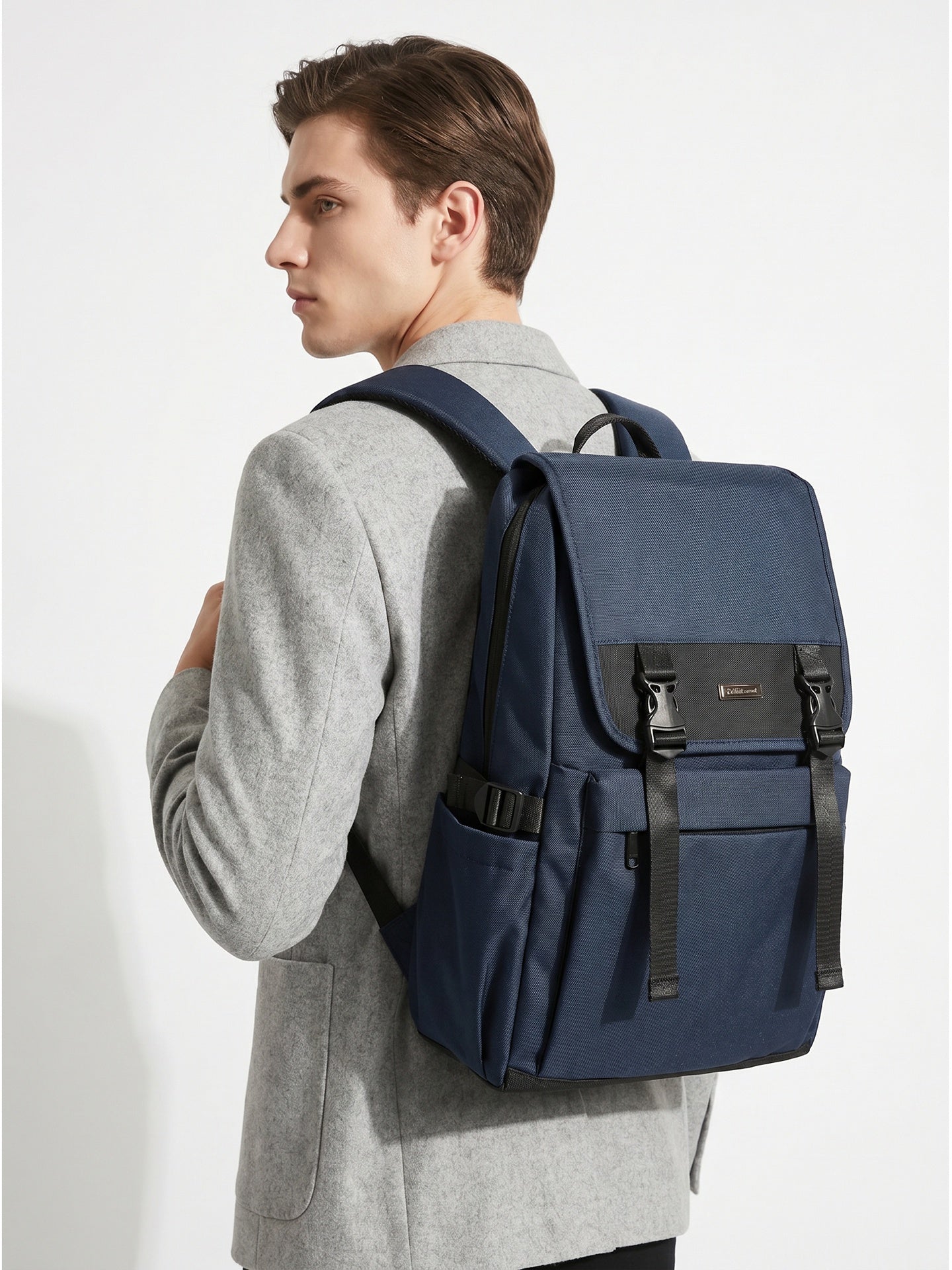 Zaino in Poliestere 100% Blu Scuro