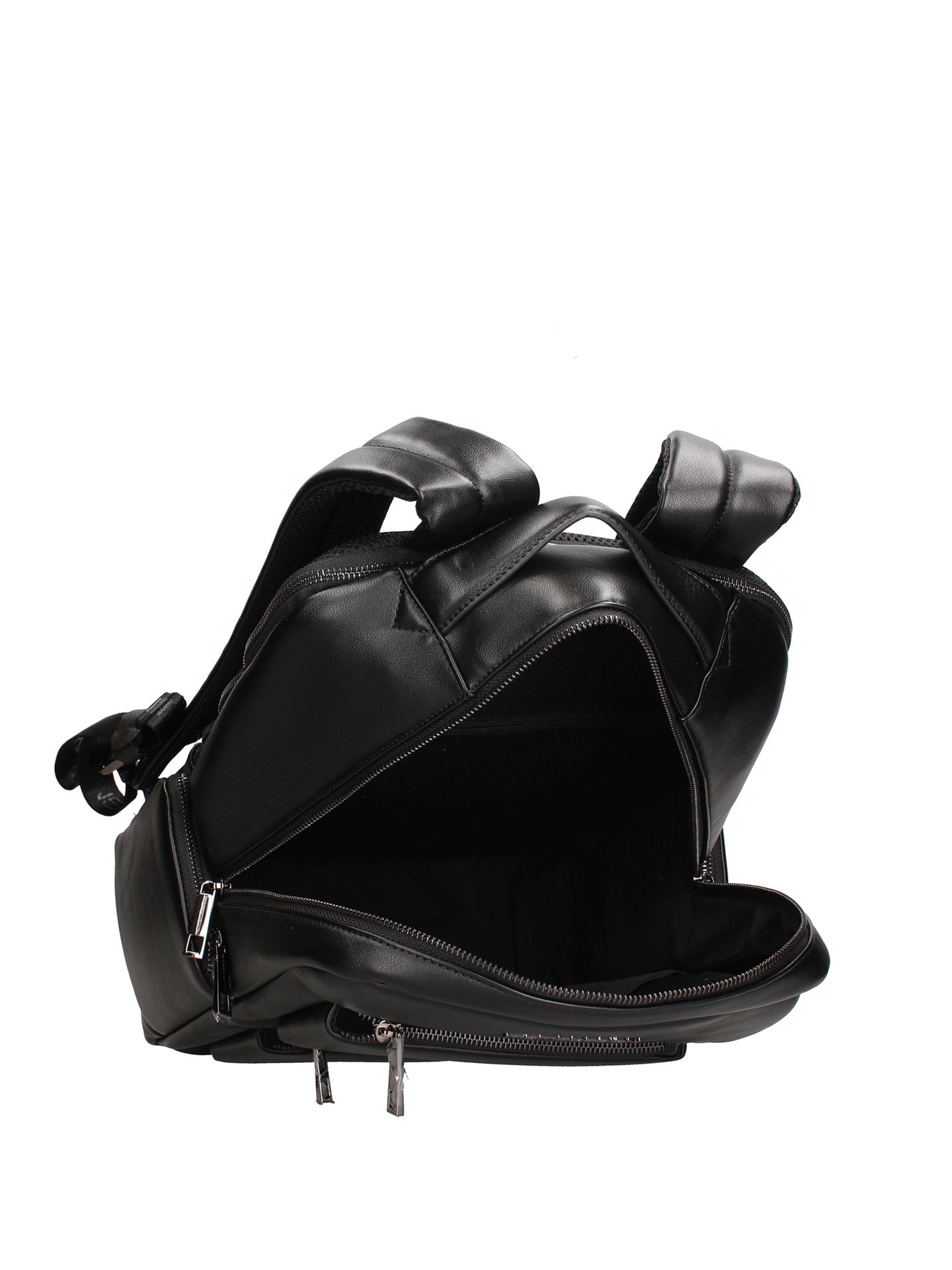 Zaino in Polyurethane Nero