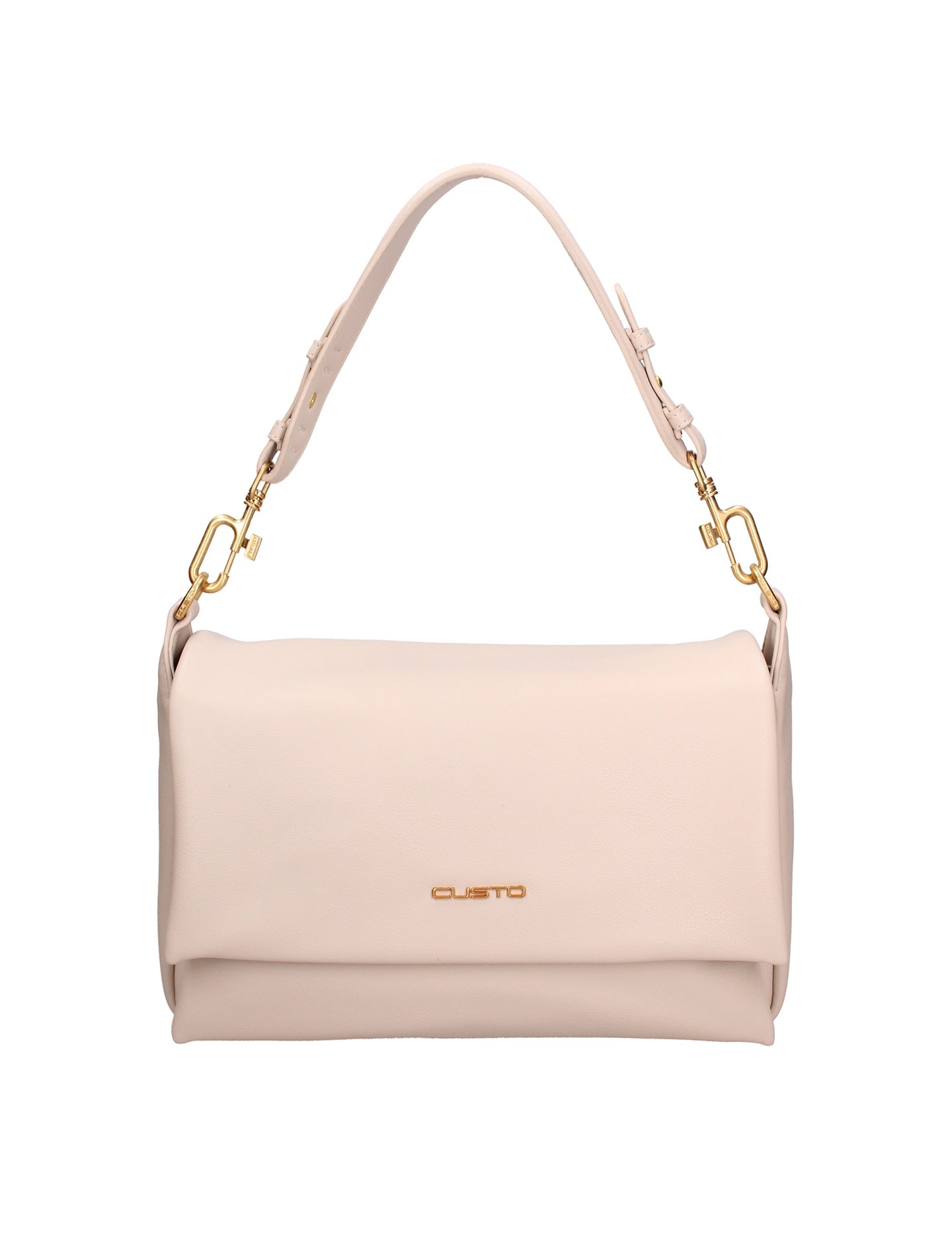 Borsa a spalla CUSTO - Latte