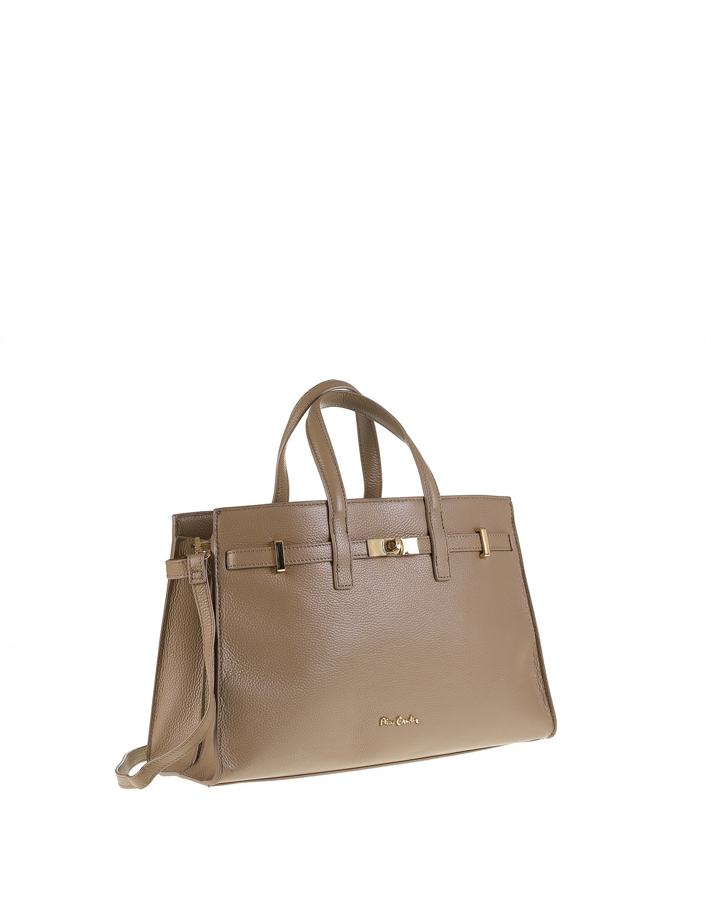 Borsa a Mano in Vera Pelle Marmo